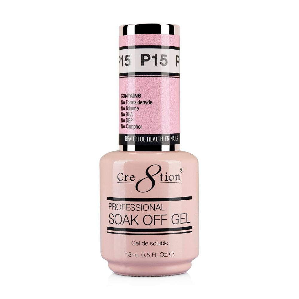 Cre8tion French Collection Soak Off Gel 0.5 oz P15 07077