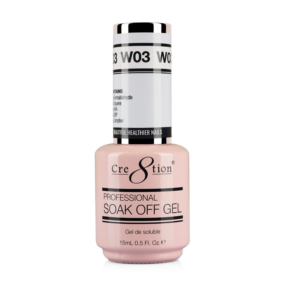 Cre8tion French Collection Soak Off Gel 0.5 oz W03
