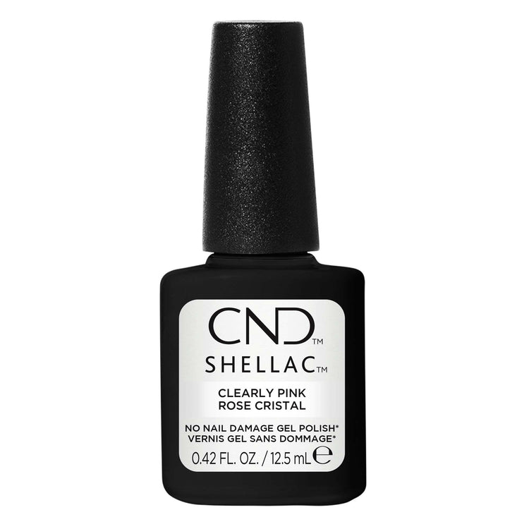 CND Shellac CLEARLY PINK #001 0.42 oz 02041