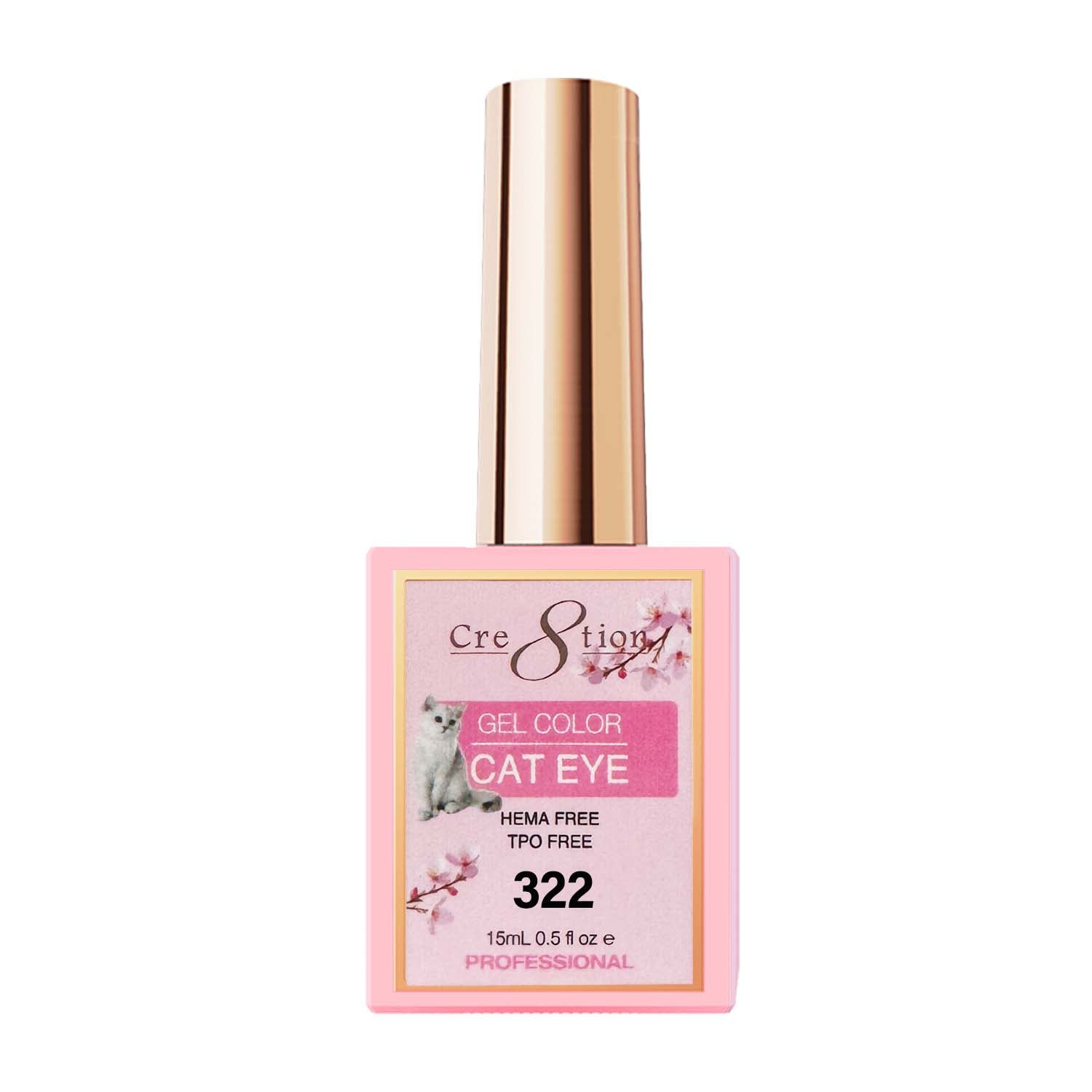 Cre8tion Hema Free Gel Color Cat Eye 15ml #322 0916-2744