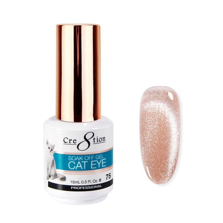 Cre8tion Cat Eye Soak Off Gel 0.5 oz #75 0916-2874