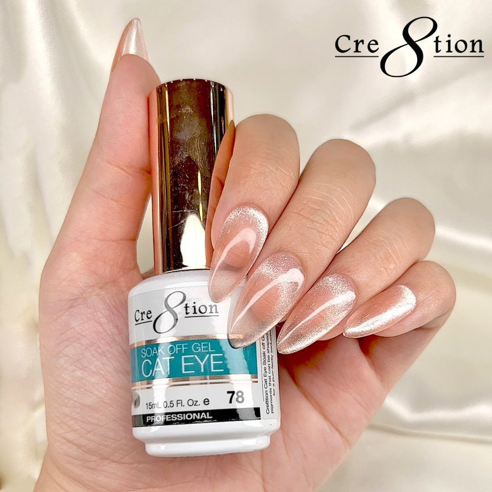 Cre8tion Cat Eye Soak Off Gel 0.5 oz #78 0916-2877