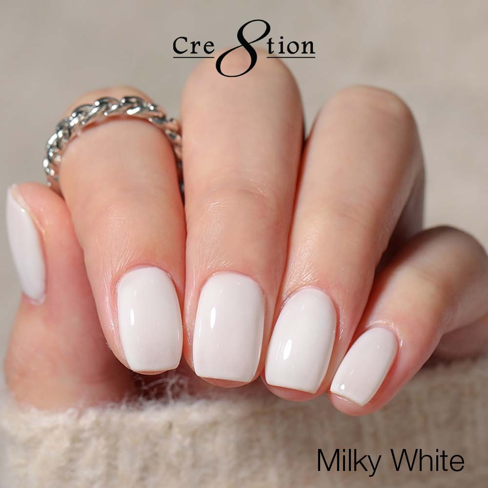 Cre8tion Gelcolor Milky White 0.5 oz 0916-3600 07506