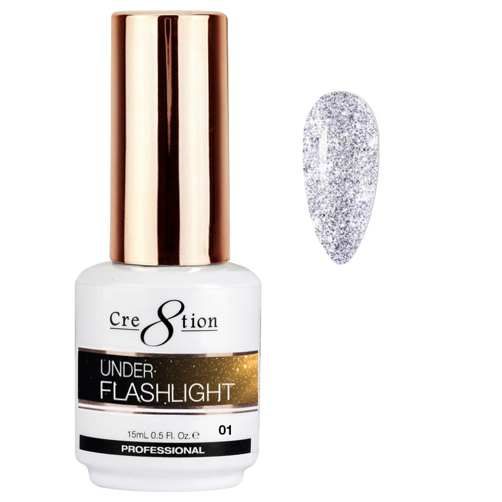 Cre8tion Under Flashlight Soak Off Gel 0.5 oz 01 3603