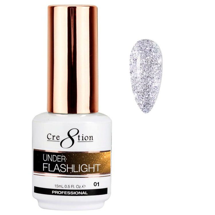 Cre8tion Under Flashlight Soak Off Gel 0.5 oz 01 3603