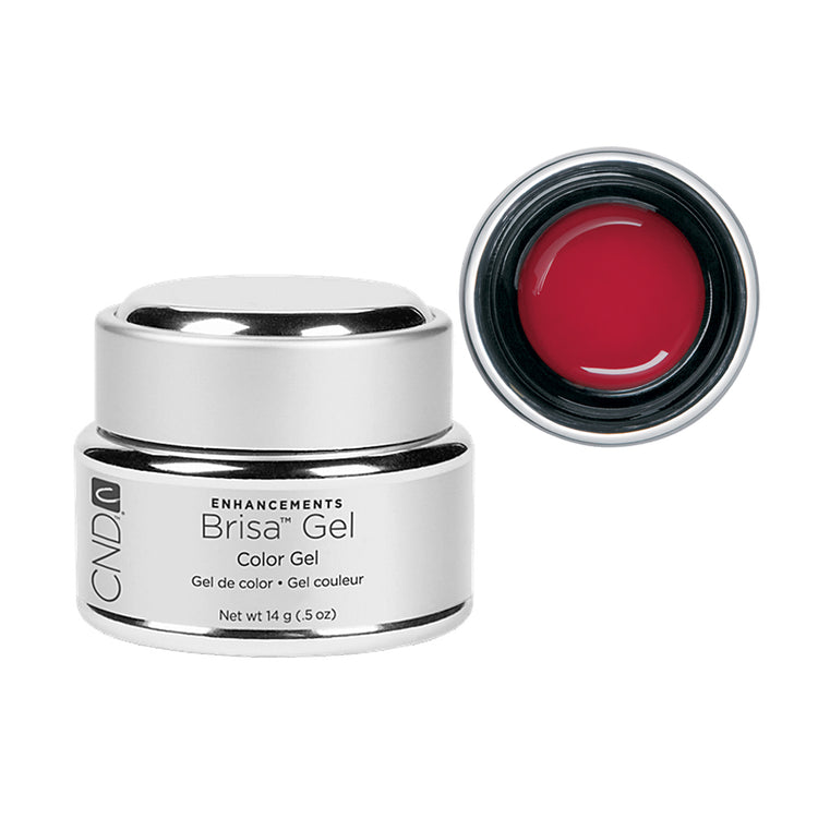 CND Brisa Color Gel Red Opaque 0.5oz - 14g 08068