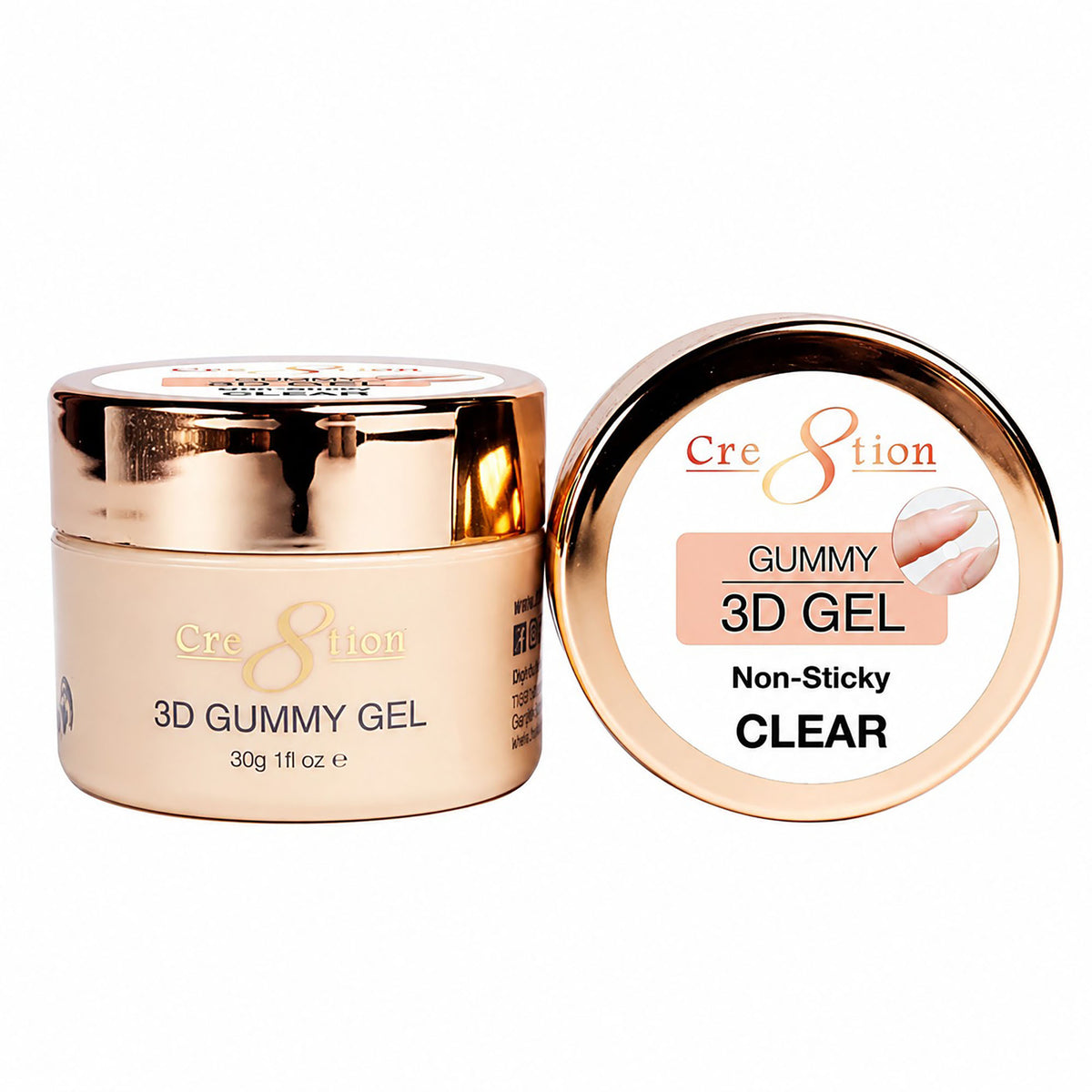 Cre8tion Gummy Gel 3D Non collant Transparent 0916-1057
