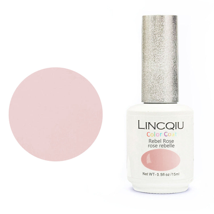 Linc Q Gel Polish 0.5 fl oz #248 Color Coat Rebel Rose