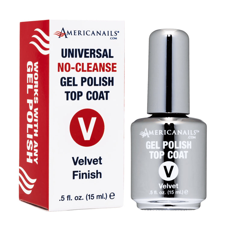 Americanails No-Cleanse Top Coat Velvet Finish 0.5ozAMN1017V