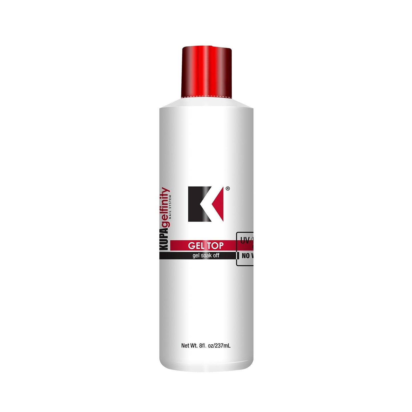 Kupa UV/LED No Wipe Gel Top Soak Off 8 oz / 237ml 00223