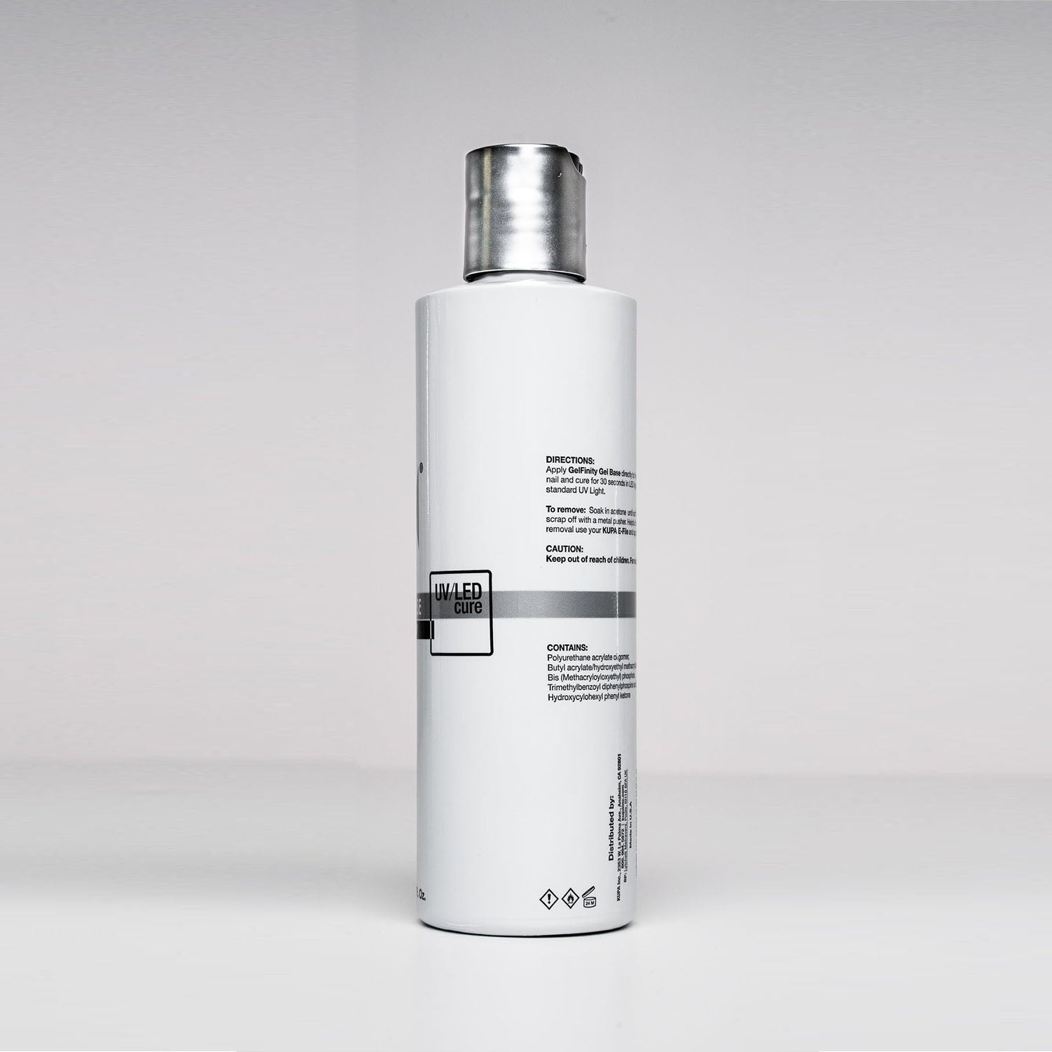 Kupa UV/LED No Wipe Gel Base Soak Off 8 oz / 237ml 00222