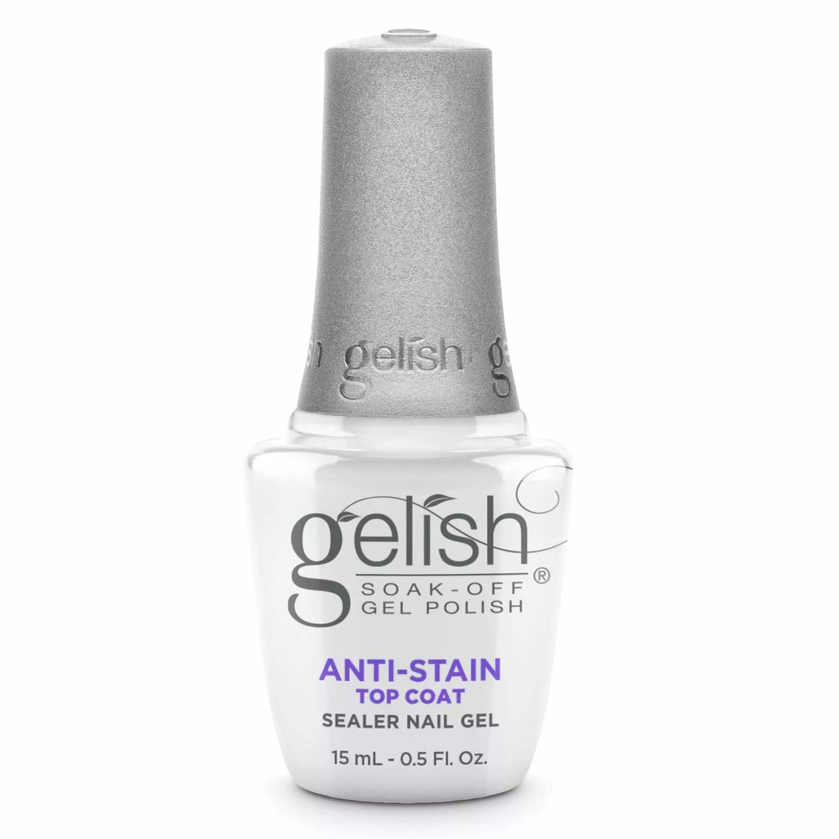 Gelish HEMA Anti-Stain Gel Top Coat 0.5 fl oz/15ml 1148130