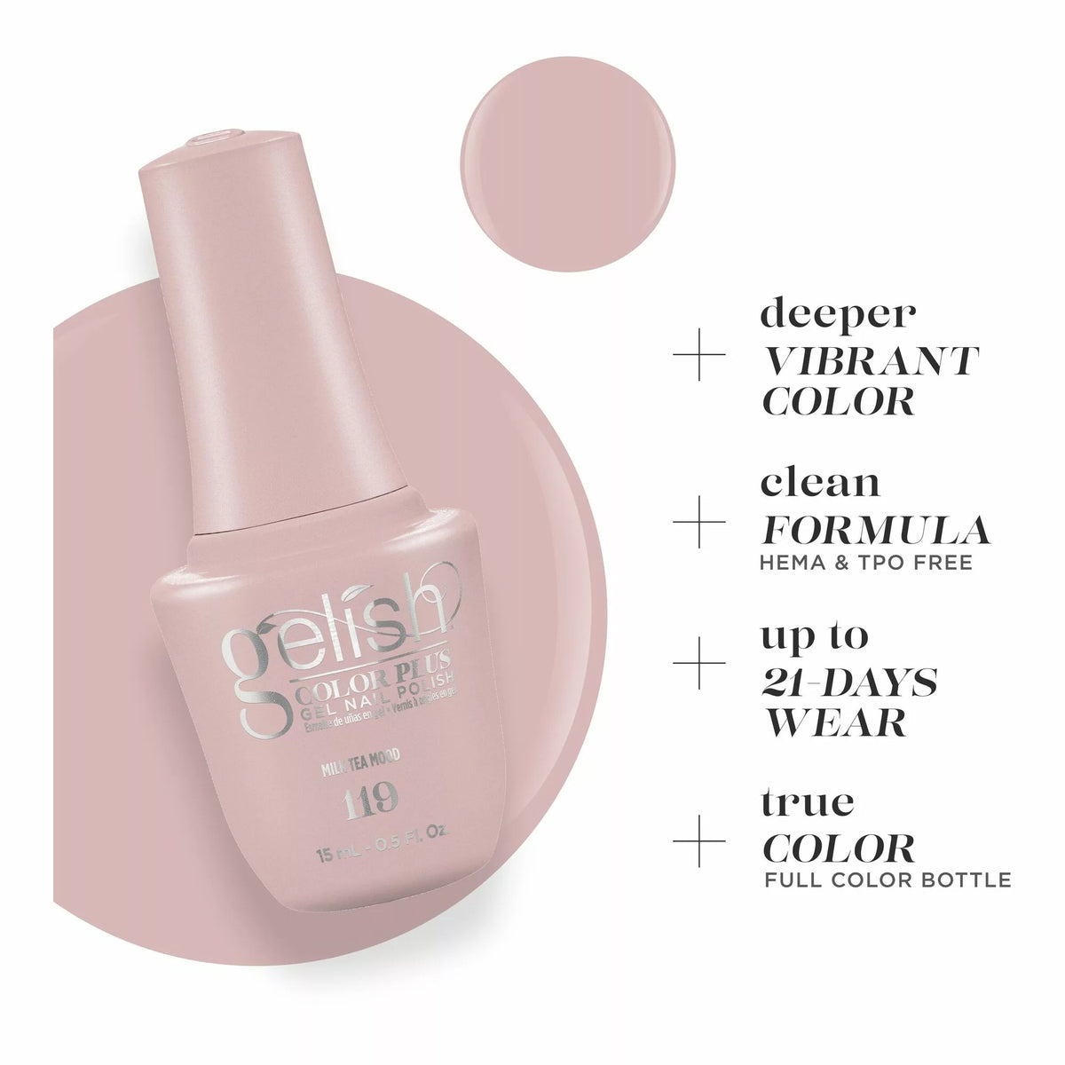 Gelish 15ml - Milk Tea Mood - 1510119