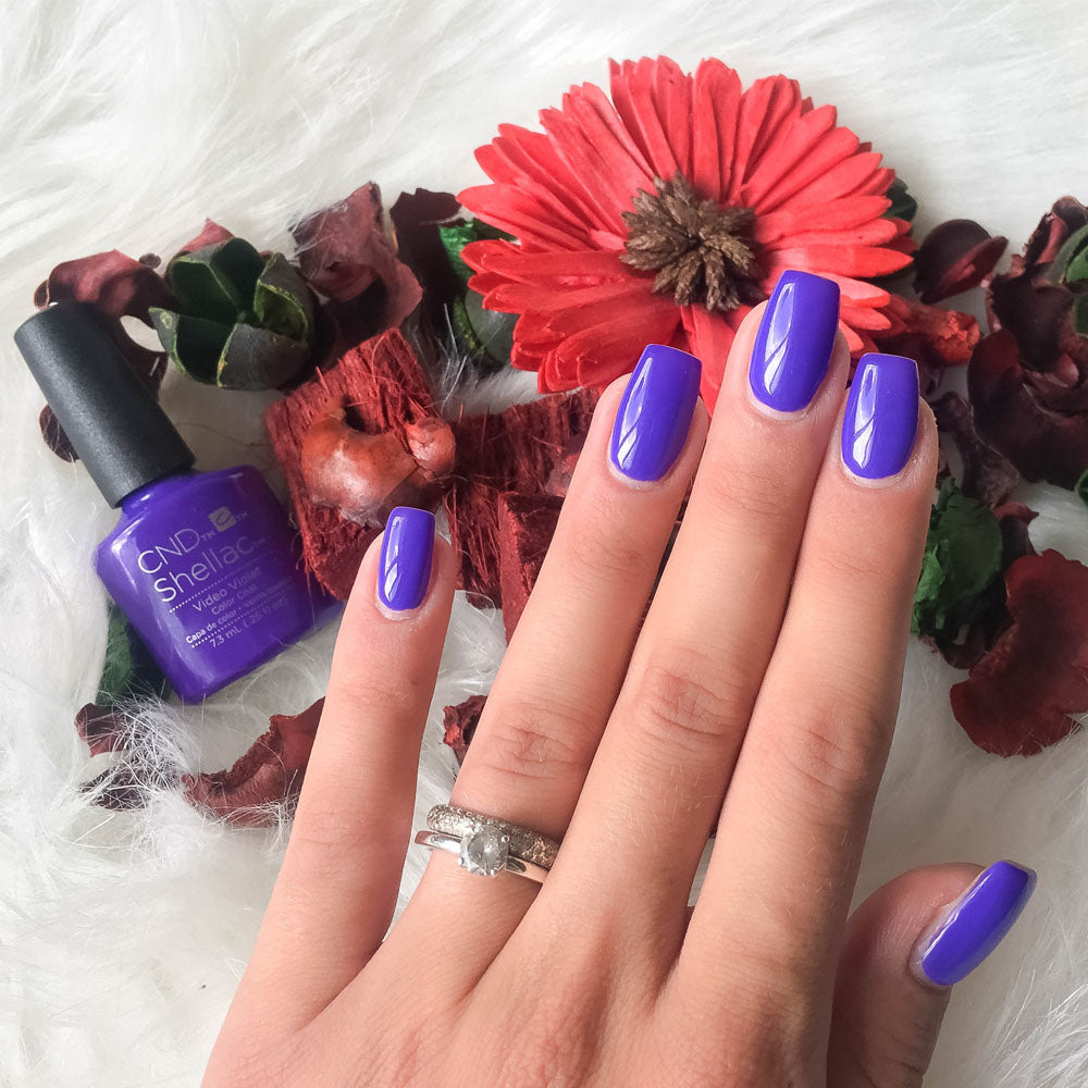 CND Shellac Video Violet 0.25 fl oz / 7.3 ml - 91409