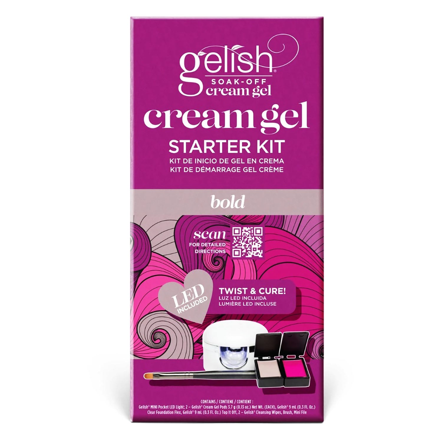Gelish Solid Cream Gel Polish Bold Kit 1121810