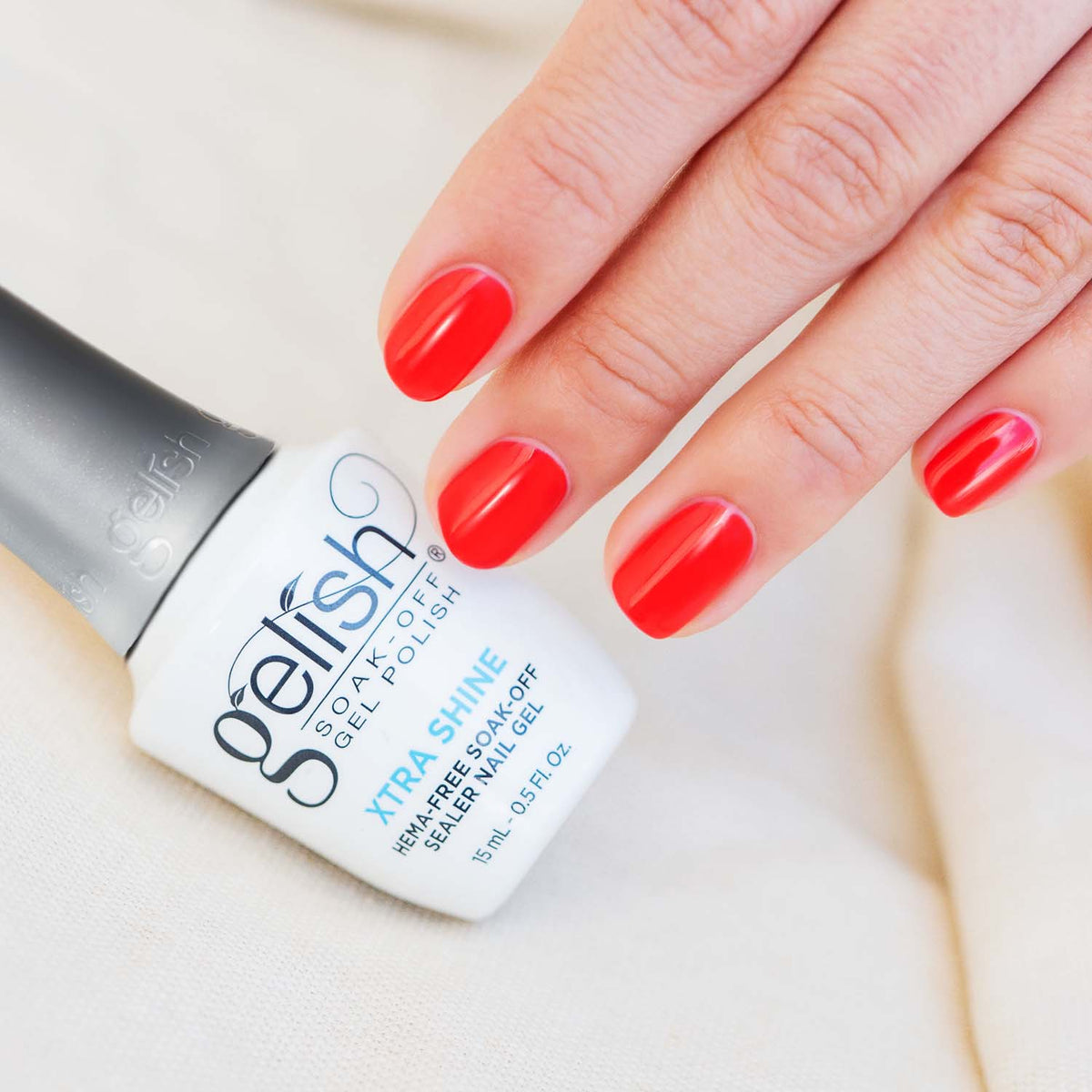 Gelish Xtra Shine Scellant Gel de finition pour ongles 0,5 fl oz 1311005