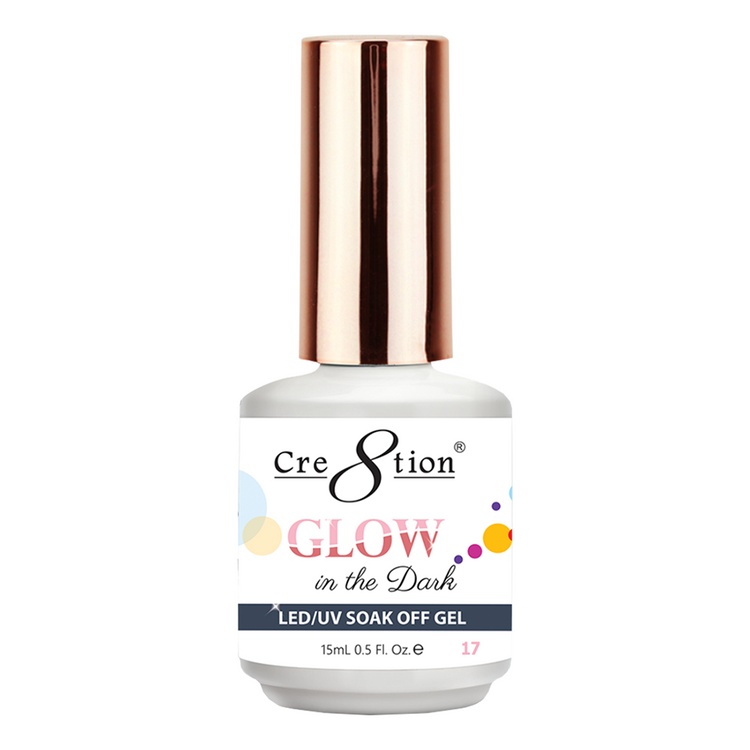 Cre8tion Glow In The Dark 17 Soak Off Gel 0.5 floz 0916-0418