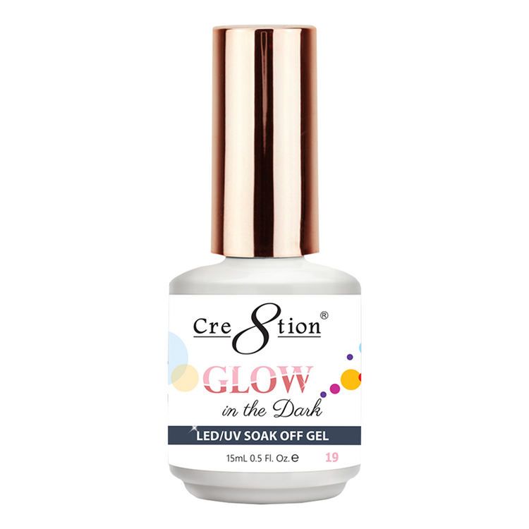 Cre8tion Glow In The Dark 19 Soak Off Gel 0.5 floz 0916-0420