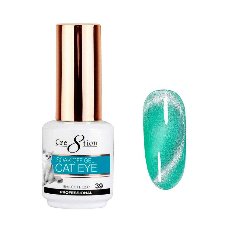 Cre8tion Soak Off Cat Eye Gel 0.5 oz #39 0916-1826