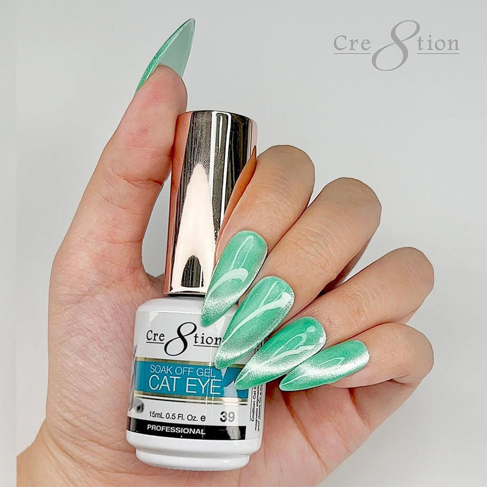 Cre8tion Soak Off Cat Eye Gel 0.5 oz #39 0916-1826