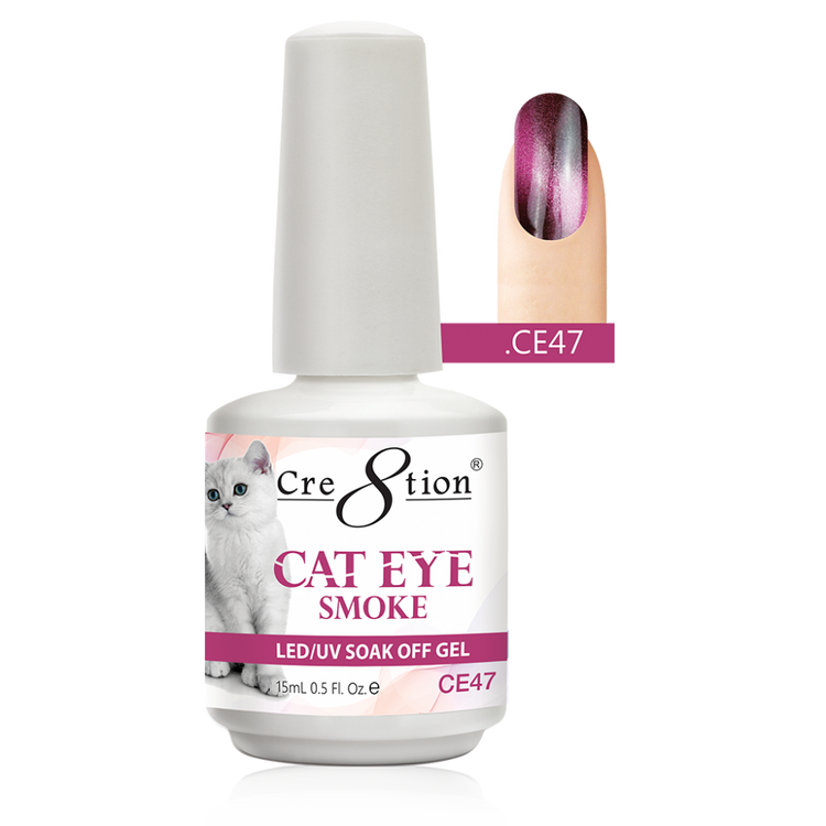 Cre8tion Cat Eye Soda Crystal Soak Off Gel 0.5 oz #47 1834