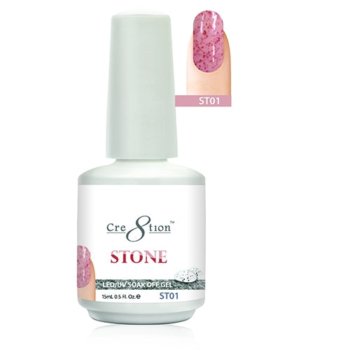 Cre8tion Stone LED/UV Soak Off Gel 0.5 fl oz/15ml - ST01