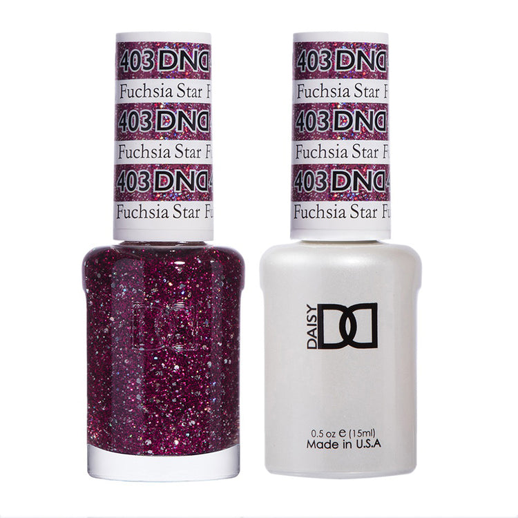 Daisy DND403 Soak Off Gel All In One Set - Fuchsia Star