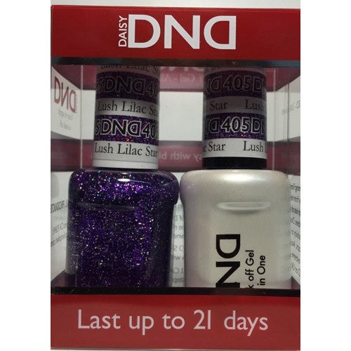 Daisy DND405 Soak Off Gel All In One Set - Lush Lilac Star