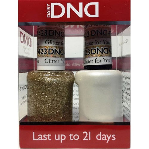 Daisy DND423 Soak Off Gel All In One Set - Glitter For You