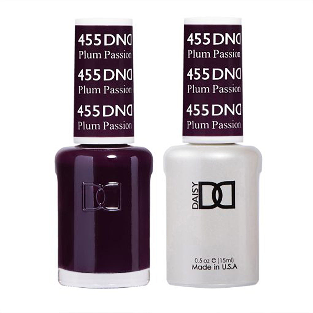 Daisy DND455 Soak Off Gel All In One Set - Plum Passion