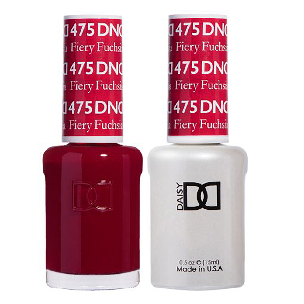 Daisy DND475 Soak Off Gel All In One Set - Fiery Fuchsia