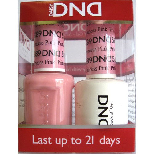 Daisy DND589 Soak Off Gel All In One Set - Princess Pink