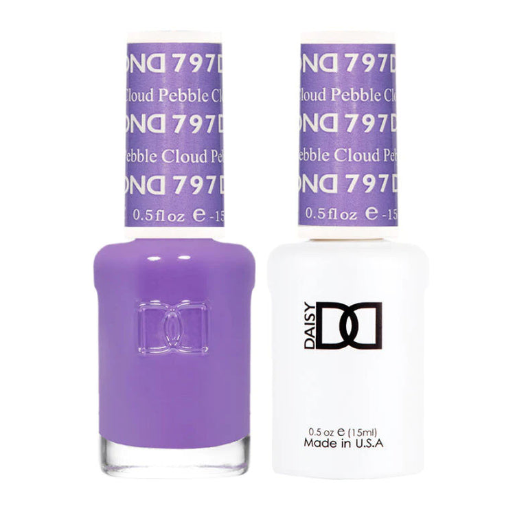 Daisy Soak Off Gel All In One Set - Pebble Cloud DND797