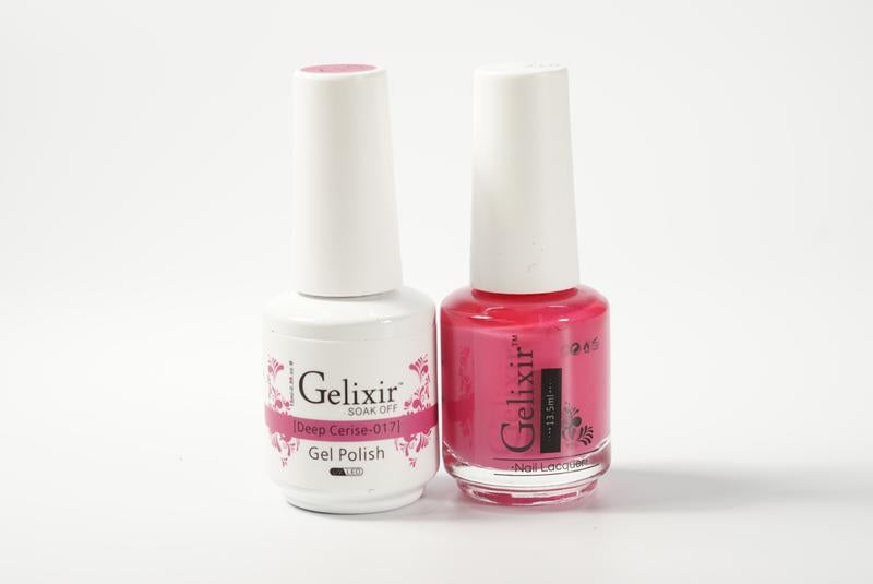 Gelixir Soak Off Gel All In One Set - Deep Cerise GX017
