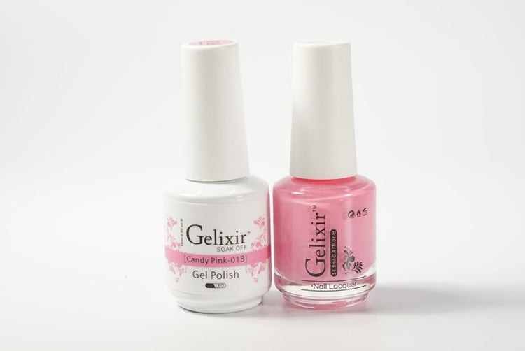 Gelixir Soak Off Gel All In One Set - Candy Pink GX018