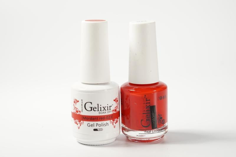 Gelixir Soak Off Gel All In One Set - Mordant Red GX023