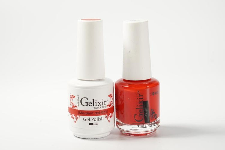 Gelixir Soak Off Gel All In One Set - Mordant Red GX023