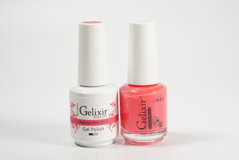 Gelixir Soak Off Gel All In One Set- Radical Red GX057