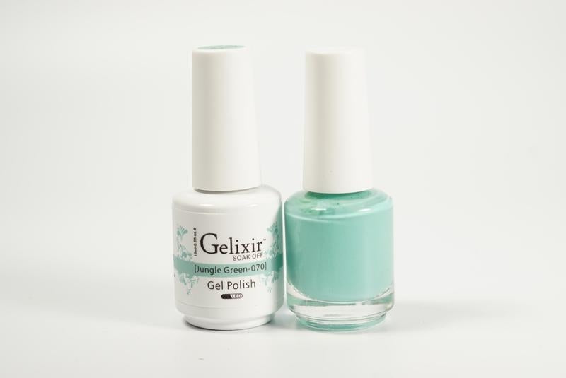 Gelixir Soak Off Gel All In One Set - Jungle Green GX070