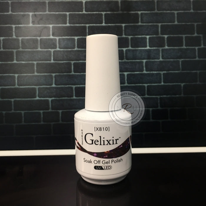Gelixir Soak Off Gel Polish UV/LED 0.5 fl oz / 15ml - X810