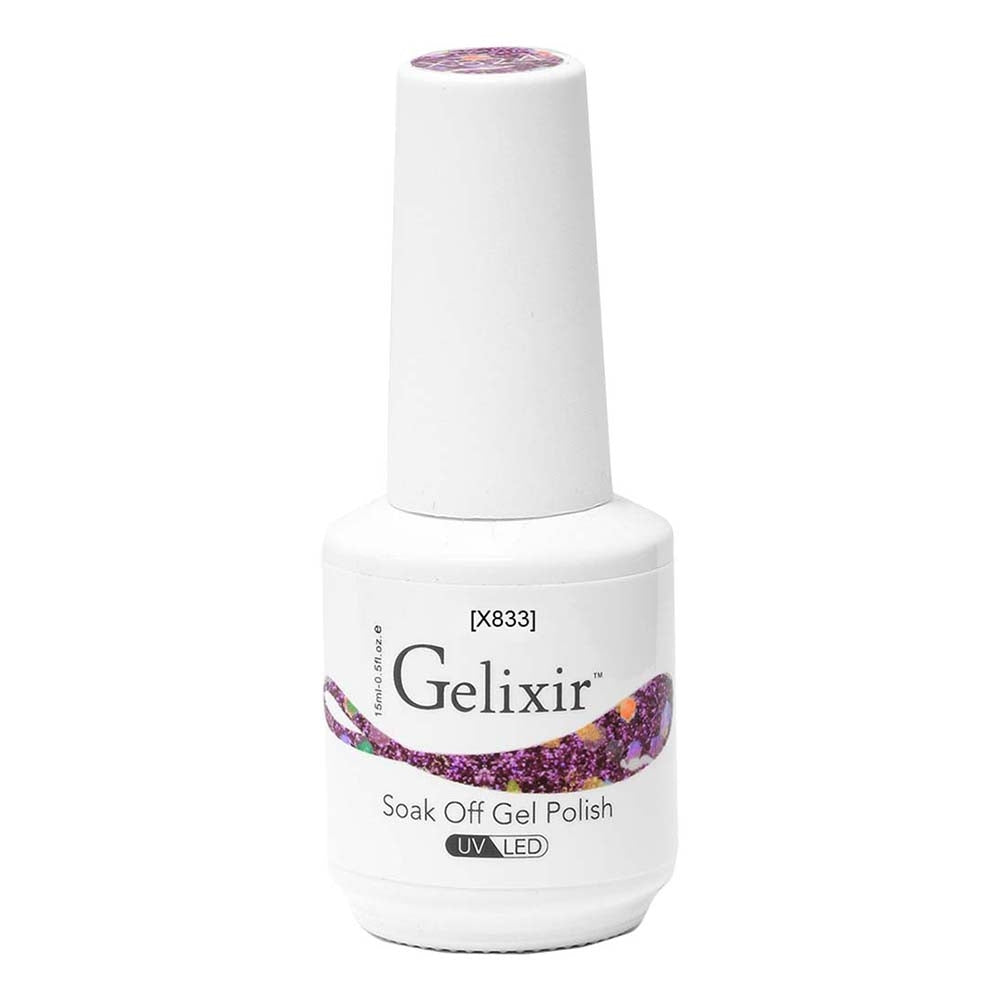 Gelixir Soak Off Gel Polish UV/LED 0.5 fl oz / 15ml - X833