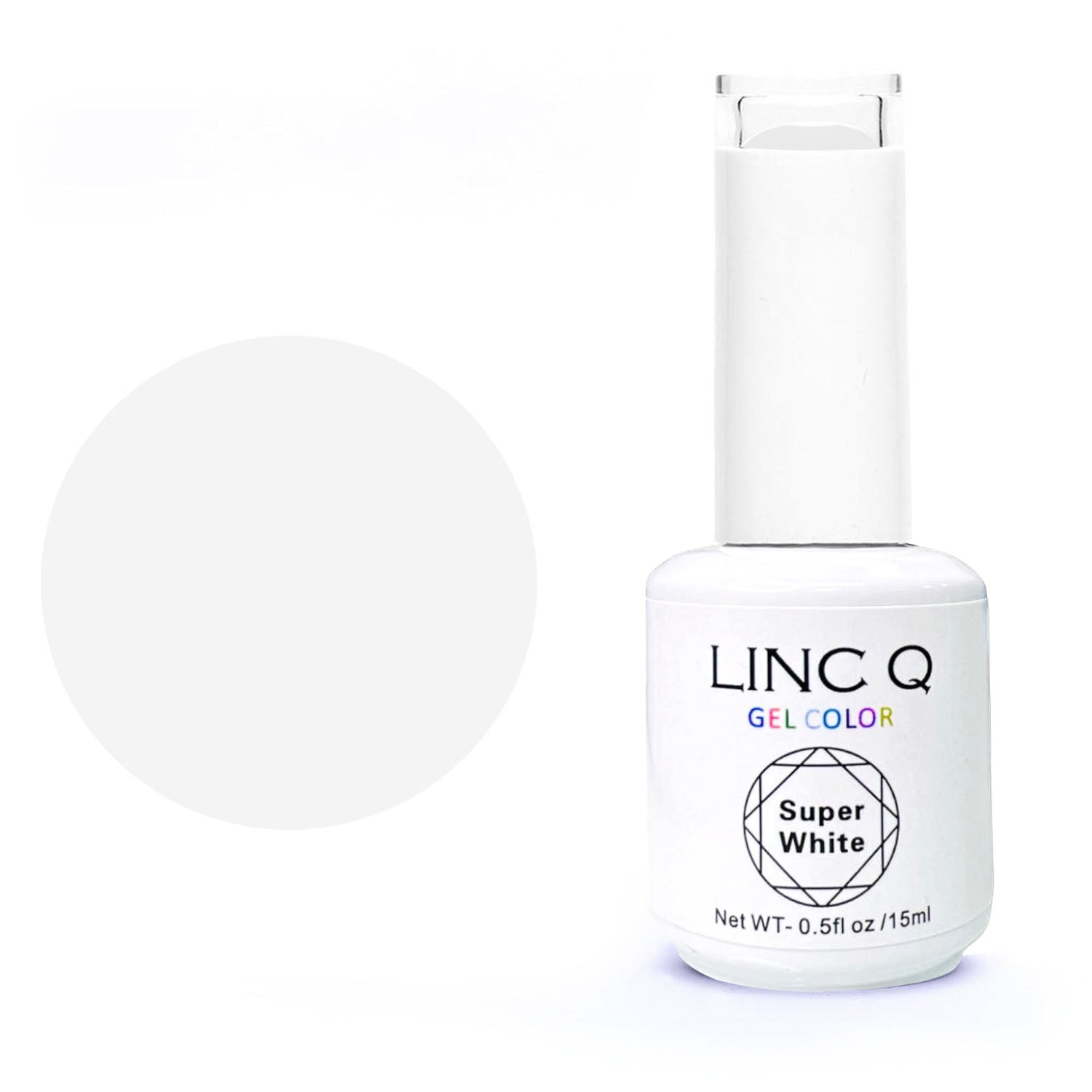 Linc Q Gel Polish 0.5 fl oz - Super White JS601