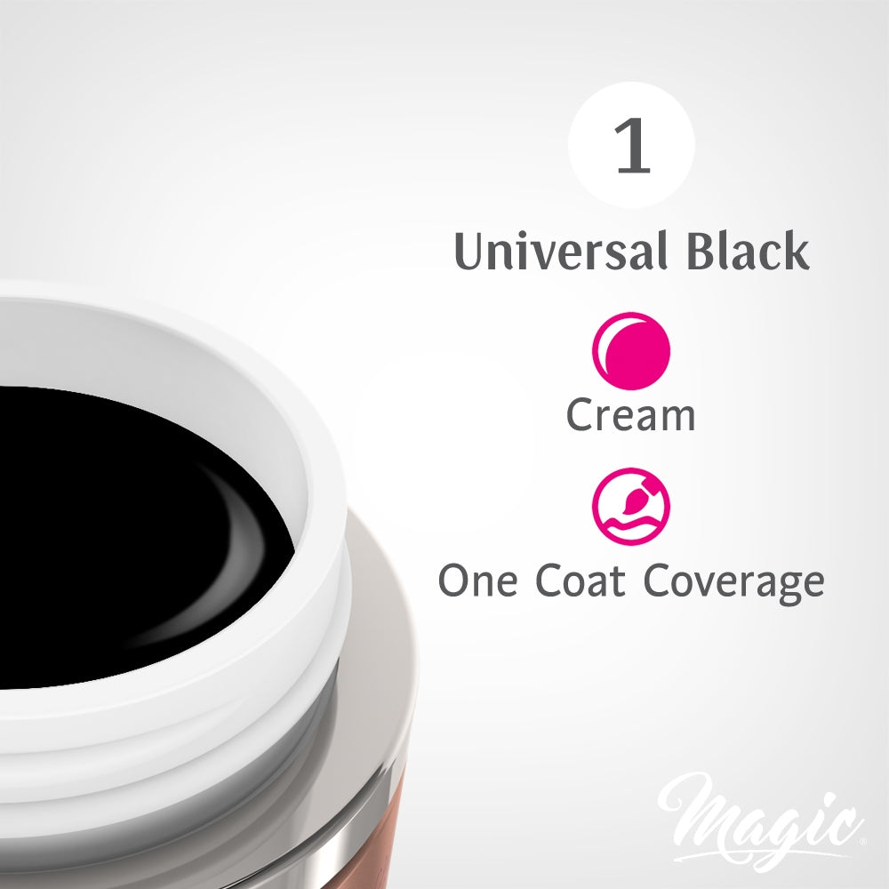 Magic Gel Paints - Universal Black #1 5ml 36813