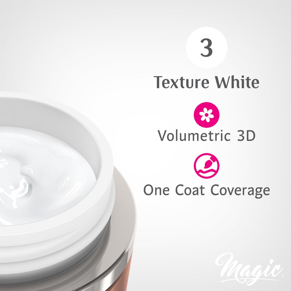 Magic Gel Paints 5 ml - Texture White #3 36815
