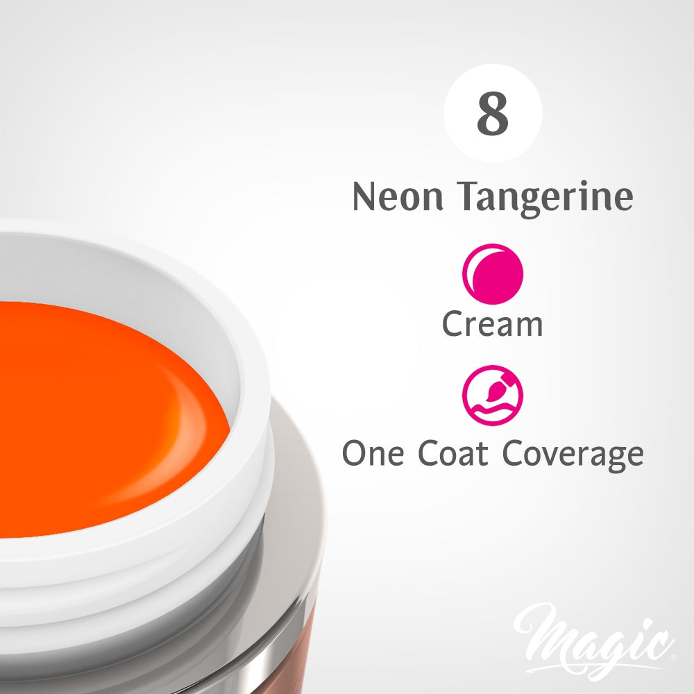 Magic Gel Paints - Neon Tangerine #8 5ml 36818