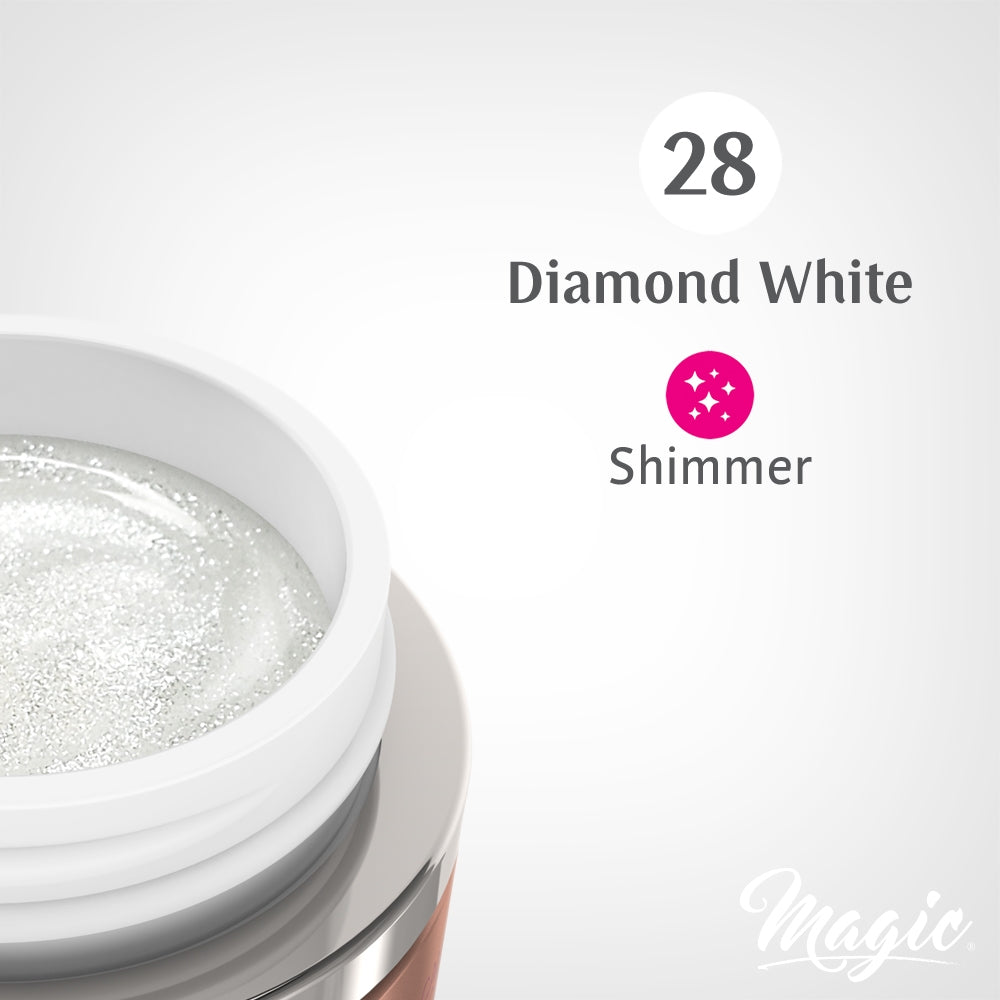 Magic Gel Paints - Diamond White #28 5ml 36844