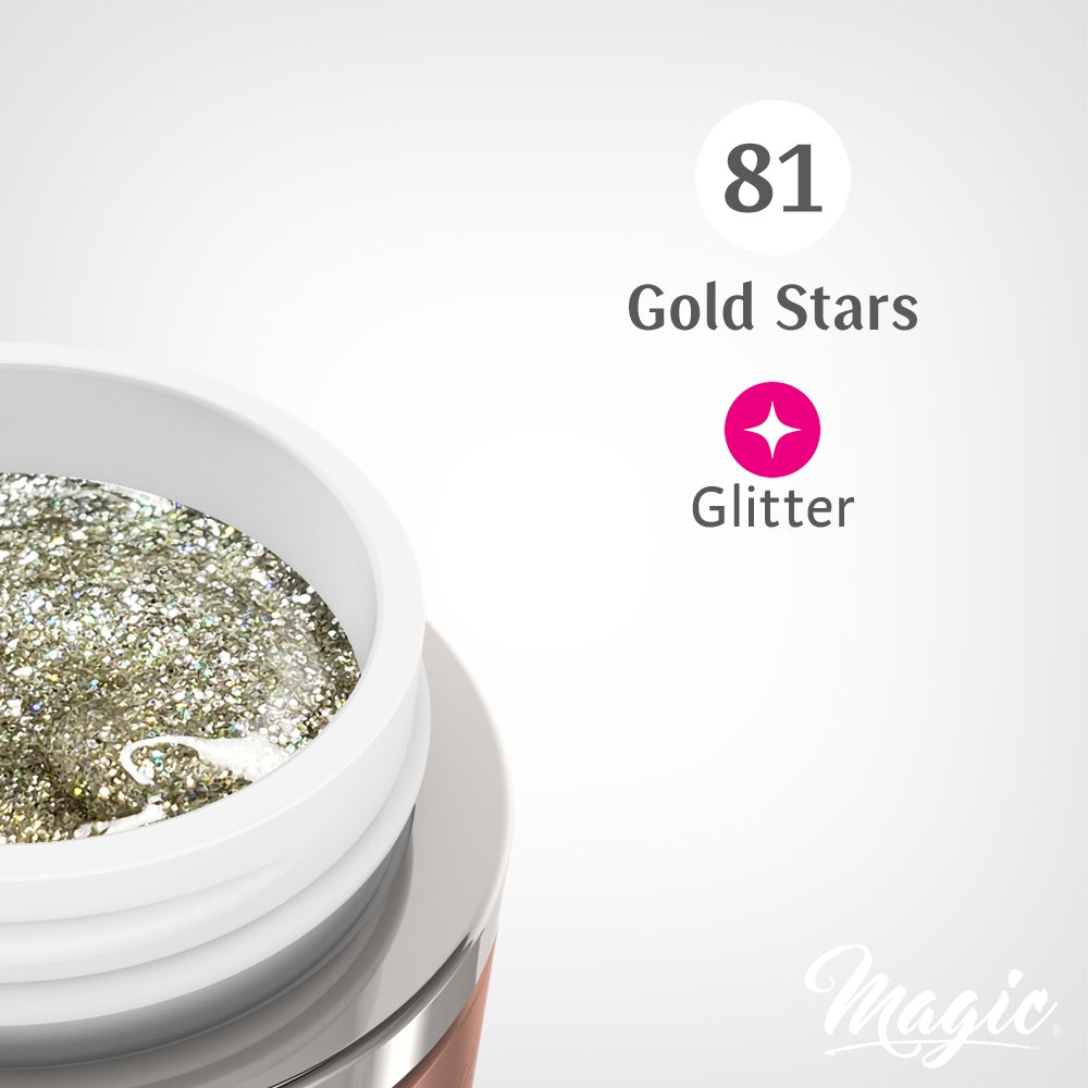 Magic Gel Paints - Gold Stars #81 5ml 36900