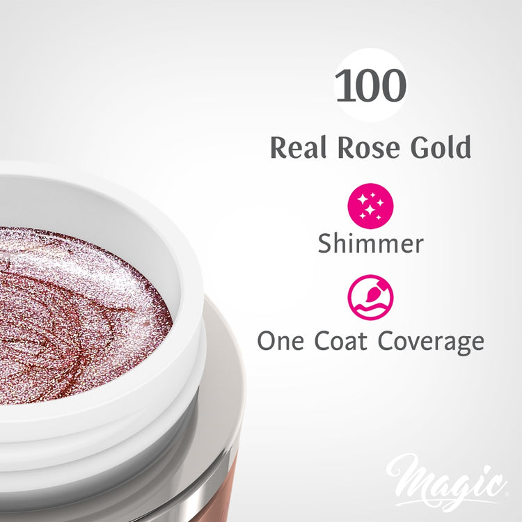 Magic Gel Paints - Real Rose Gold #100 5ml 36938