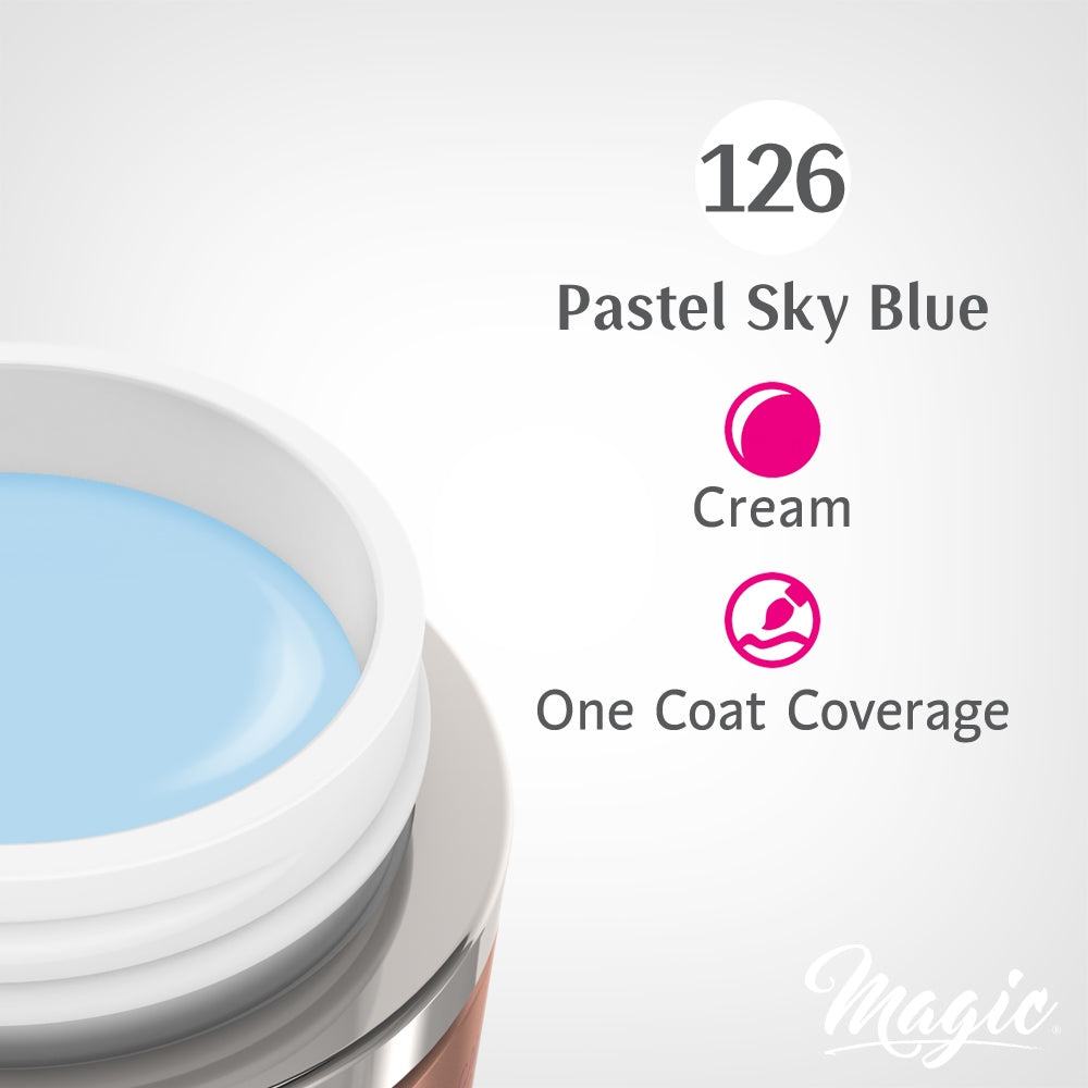 Peintures Gel Magiques - Bleu Ciel Pastel #126 5ml