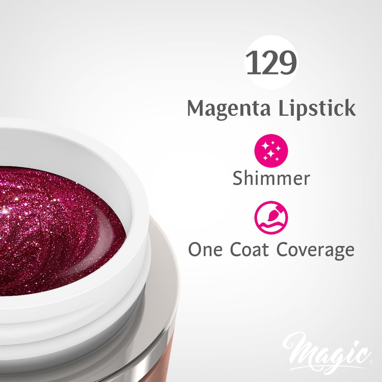 Magic Gel Paints - Magenta Lipstick #129 5ml 36968